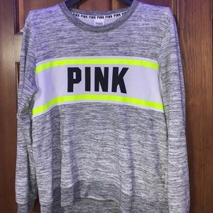 Pink crew neck